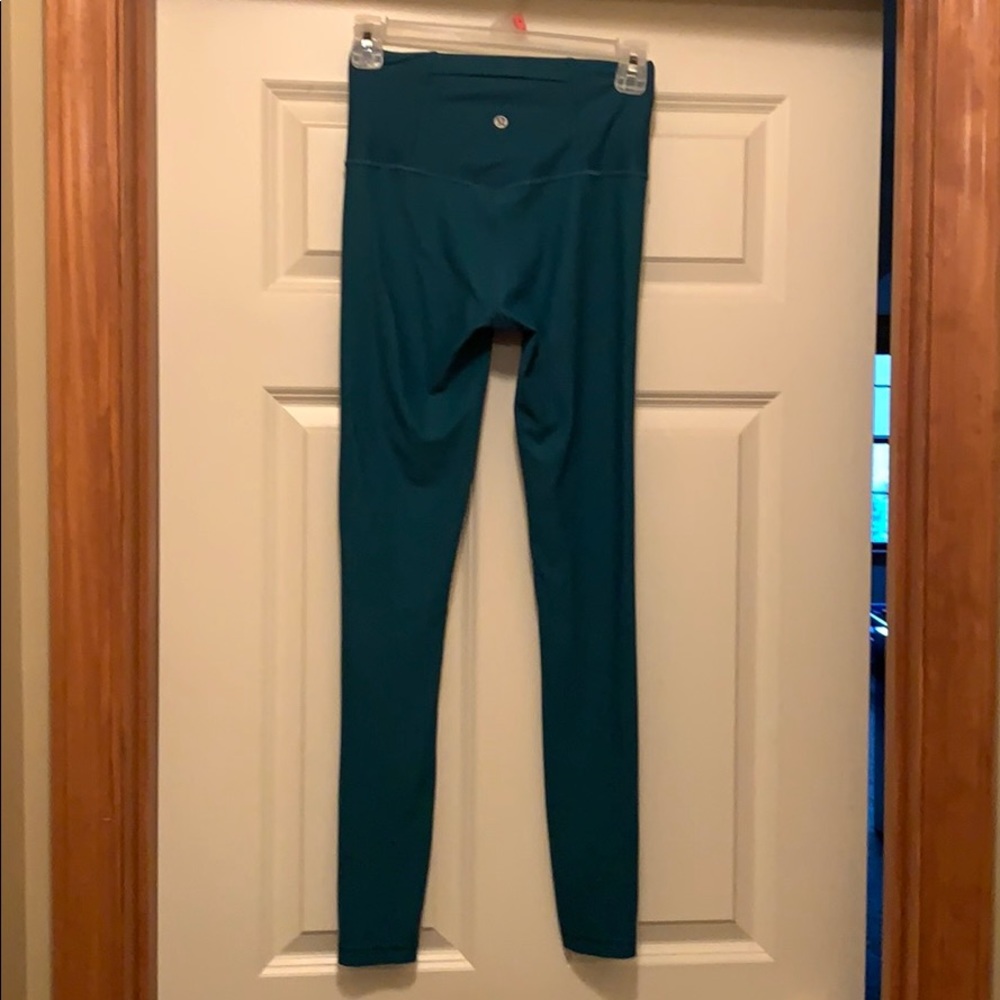 Lululemon teal leggings